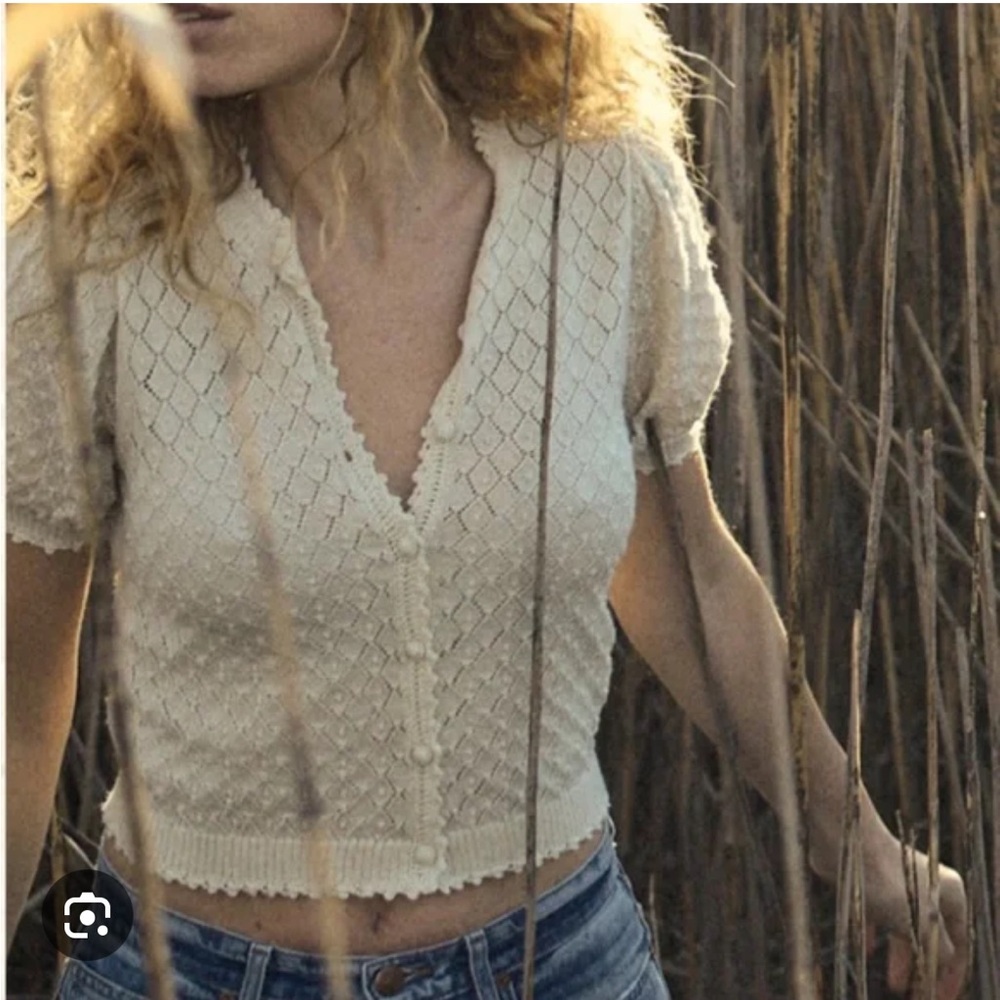 Doen Dinah cardigan cream medium